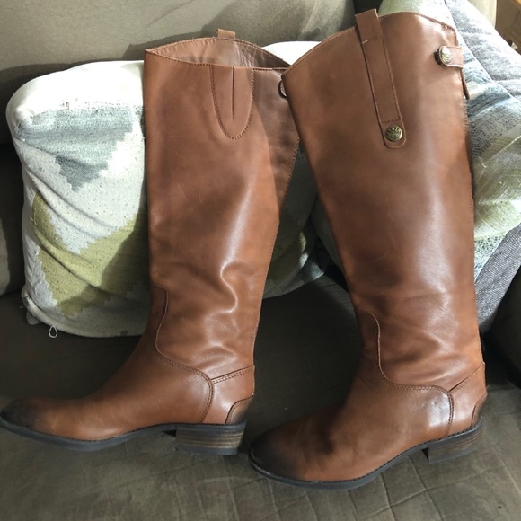 Sam Edelman Penny leather riding boots Size 6M - Picture 3 of 11